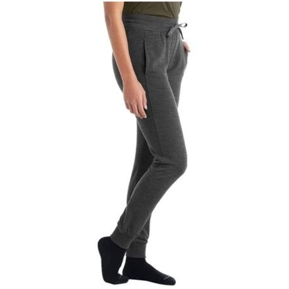 Icebreaker Crush Pant Merino Wool Joggers Charcoal Heather Grey Winter Warmth XS